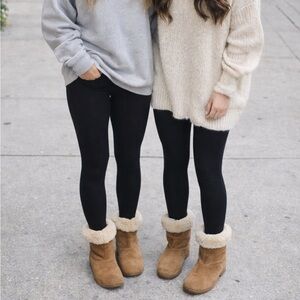 Women's Tan Shearling Boots